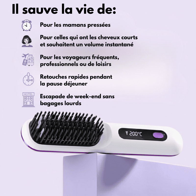 Mira - Brosse Lissante Portable