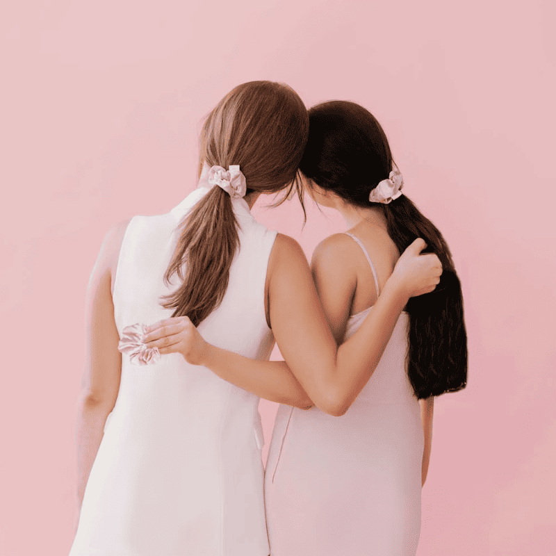 Élastique à cheveux en Soie